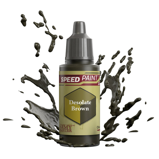 The Army Painter WP2040P Desolate Brown Speedpaint 18ml bottle