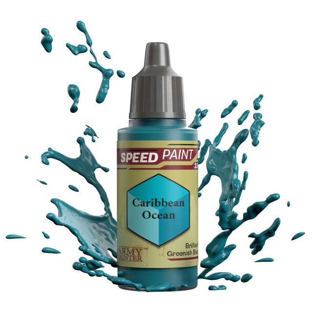 The Army Painter WP2046P Caribbean Ocean Speedpaint 18ml bottle