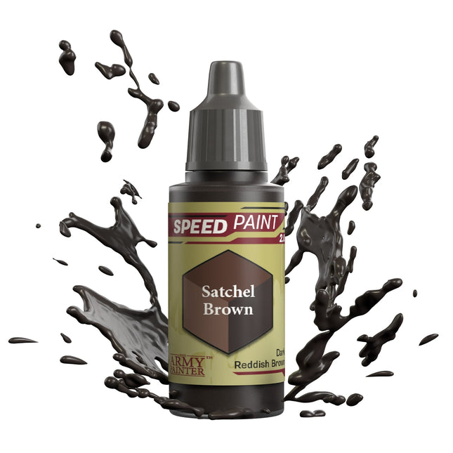 The Army Painter WP2068P Satchel Brown Speedpaint 18ml bottle