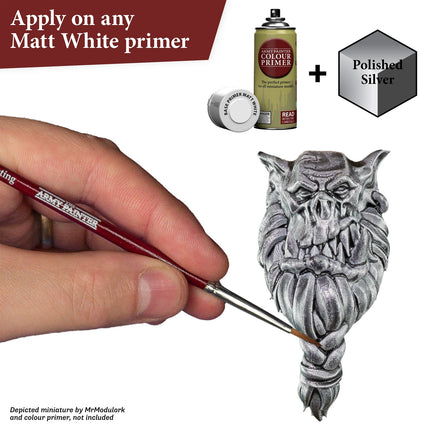 The Army Painter WP2071P Polished Silver painted example