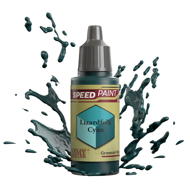 The Army Painter WP2082P Lizardfolk Cyan Speedpaint 18ml bottle