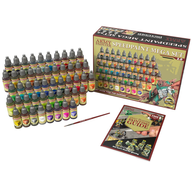 The Army Painter WP8057P 50 speedpaint bottles contents