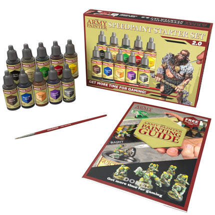 The Army Painter WP8059P Speedpaint Starter Set 2.0 - contents and colors