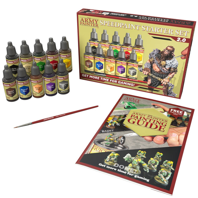The Army Painter WP8059P Speedpaint Starter Set 2.0 - contents and colors