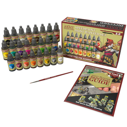 The Army Painter WP8060P 24 speedpaint bottles contents