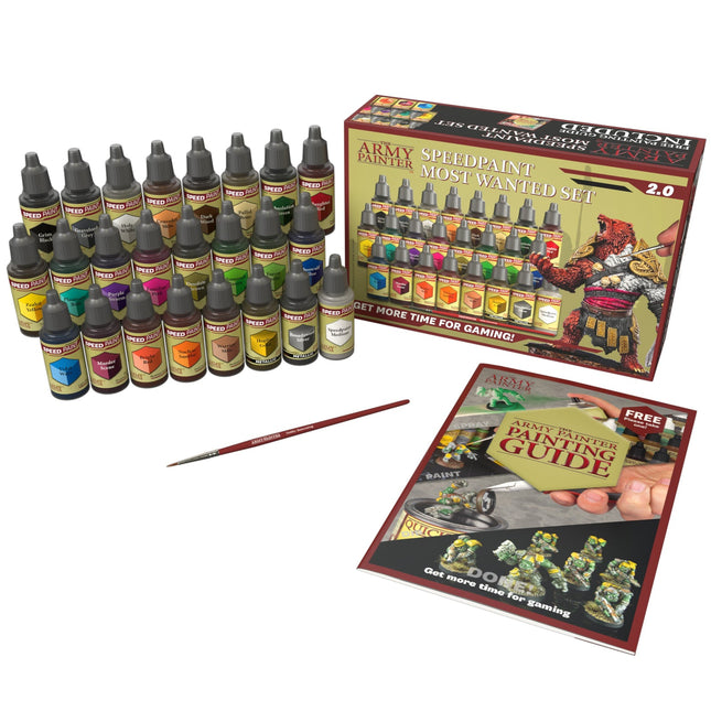 The Army Painter WP8060P 24 speedpaint bottles contents