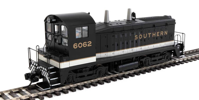 WalthersMainline 910-10676 | EMD SW7 - Standard DC - Southern Railway #6062 (Phase I; Tuxedo: black, white, dulux) | HO Scale - Squeaky's Trains