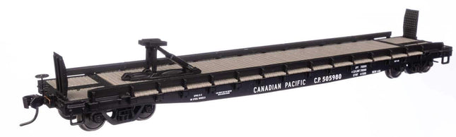 WalthersMainline 910-50502 | 53' GSC Piggyback Service Flatcar - Ready to Run - Canadian Pacific #505980 | HO Scale - Squeaky's Trains