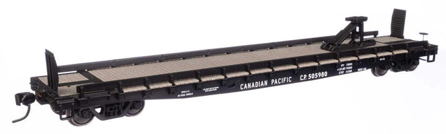 WalthersMainline 910-50502 | 53' GSC Piggyback Service Flatcar - Ready to Run - Canadian Pacific #505980 | HO Scale - Squeaky's Trains