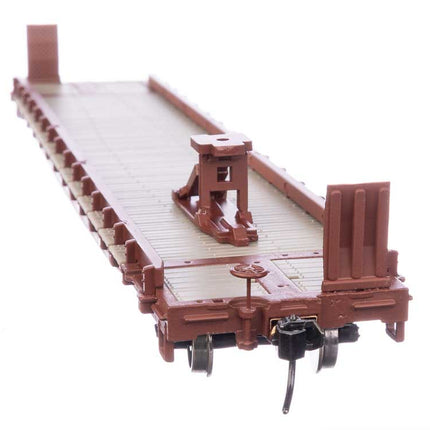 WalthersMainline 910-50505 | 53' GSC Piggyback Service Flatcar - Ready to Run - Great Northern #60213 | HO Scale - Squeaky's Trains