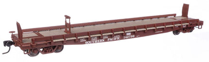 WalthersMainline 910-50512 | 53' GSC Piggyback Service Flatcar - Ready to Run - Southern Pacific(TM) #142796 | HO Scale - Squeaky's Trains