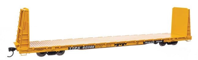 WalthersMainline 910-50616 | 68' Bulkhead Flatcar - Ready to Run - TTPX #82115 | HO Scale - Squeaky's Trains