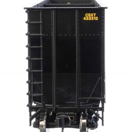 WalthersMainline 910-6755 | 73'3" Greenville 7,000 Cubic Foot Wood Chip Hopper - Ready to Run - CSX #433312 | HO Scale - Squeaky's Trains