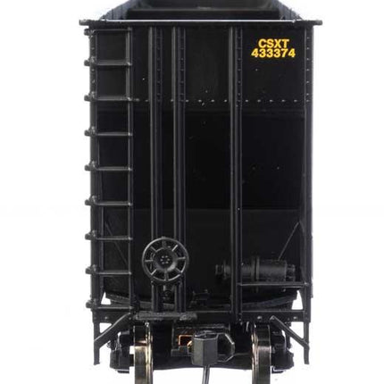 WalthersMainline 910-6756 | 73'3" Greenville 7,000 Cubic Foot Wood Chip Hopper - Ready to Run - CSX #433374 | HO Scale - Squeaky's Trains