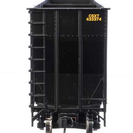 WalthersMainline 910-6756 | 73'3" Greenville 7,000 Cubic Foot Wood Chip Hopper - Ready to Run - CSX #433374 | HO Scale - Squeaky's Trains