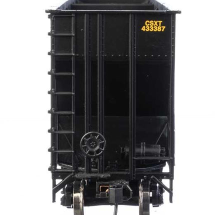 WalthersMainline 910-6757 | 73'3" Greenville 7,000 Cubic Foot Wood Chip Hopper - Ready to Run - CSX #433387 | HO Scale - Squeaky's Trains