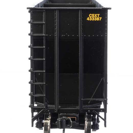 WalthersMainline 910-6757 | 73'3" Greenville 7,000 Cubic Foot Wood Chip Hopper - Ready to Run - CSX #433387 | HO Scale - Squeaky's Trains
