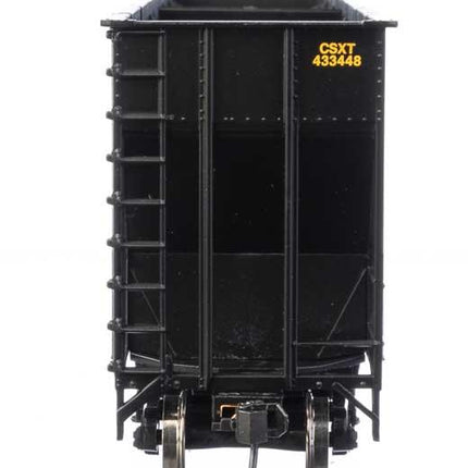 WalthersMainline 910-6758 | 73'3" Greenville 7,000 Cubic Foot Wood Chip Hopper - Ready to Run - CSX #433448 | HO Scale - Squeaky's Trains