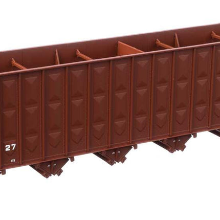 WalthersMainline 910-6788 | 73'3" Greenville 7,000 Cubic Foot Wood Chip Hopper - Ready to Run - Union Pacific(R) Missouri Pacific(TM) #592127 | HO Scale - Squeaky's Trains