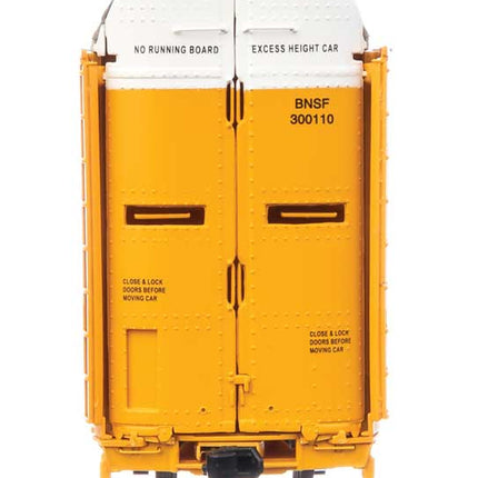 WalthersProto 920-101504 | 89' Thrall Bi-Level Auto Carrier - Ready to Run - BNSF TTGX #300110 | HO Scale - Squeaky's Trains