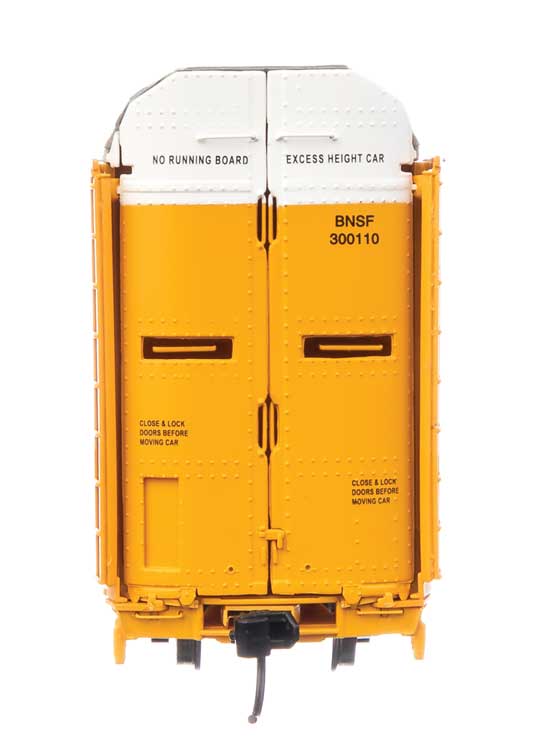WalthersProto 920-101504 | 89' Thrall Bi-Level Auto Carrier - Ready to Run - BNSF TTGX #300110 | HO Scale - Squeaky's Trains