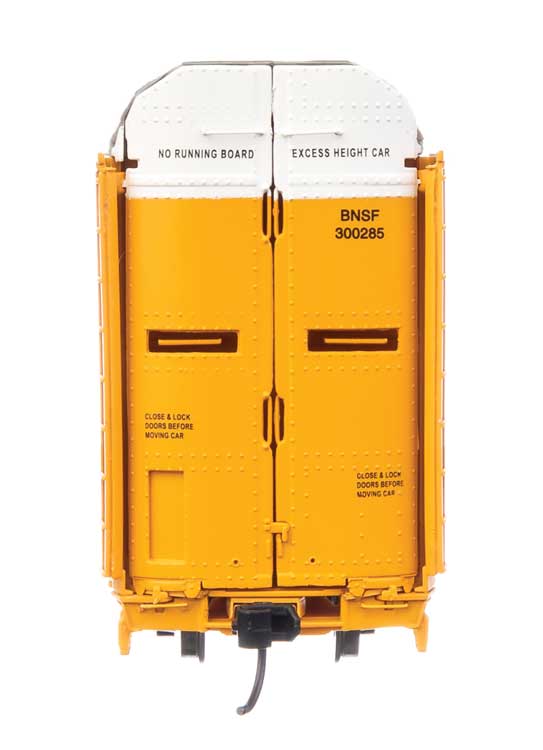 WalthersProto 920-101505 | 89' Thrall Bi-Level Auto Carrier - Ready to Run - BNSF TTGX #300285 | HO Scale - Squeaky's Trains