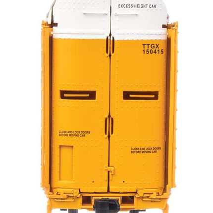 WalthersProto 920-101516 | 89' Thrall Bi-Level Auto Carrier - Ready to Run - CSX TTGX #150416 | HO Scale - Squeaky's Trains
