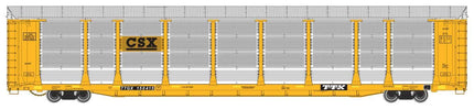 WalthersProto 920-101516 | 89' Thrall Bi-Level Auto Carrier - Ready to Run - CSX TTGX #150416 | HO Scale - Squeaky's Trains