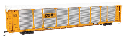 WalthersProto 920-101519 | 89' Thrall Bi-Level Auto Carrier - Ready to Run - CSX TTGX #150724 | HO Scale - Squeaky's Trains