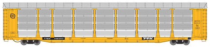 WalthersProto 920-101520 | 89' Thrall Bi-Level Auto Carrier - Ready to Run - Florida East Coast TTGX #156353 | HO Scale - Squeaky's Trains