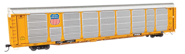 WalthersProto 920-101529 | 89' Thrall Bi-Level Auto Carrier - Ready to Run - Union Pacific® TTGX #150811 | HO Scale - Squeaky's Trains