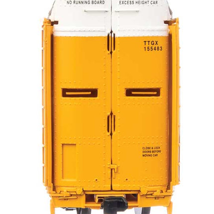 WalthersProto 920-101531 | 89' Thrall Bi-Level Auto Carrier - Ready to Run - Union Pacific® TTGX #155483 | HO Scale - Squeaky's Trains