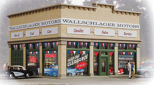 WalthersTrainline 931-805 | Wallschlager Motors | HO Scale - Squeaky's Trains