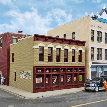 WalthersTrainline 931-812 | Midtown Hardware - Assembled Building | HO Scale - Squeaky's Trains