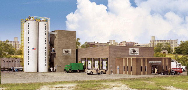 Walthers Cornerstone 933-2915 | Magic Pan Commercial Bakery | HO Scale - Squeaky's Trains