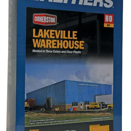 Walthers Cornerstone 933-2917 | Lakeville Modern-Style Warehouse | HO Scale - Squeaky's Trains