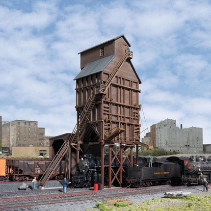 Walthers Cornerstone 933-2922 | Wood Coaling Tower | HO Scale - Squeaky's Trains