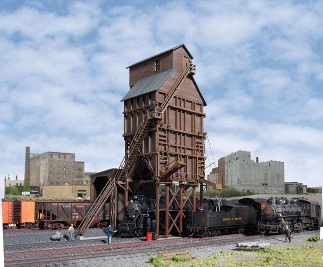 Walthers Cornerstone 933-2922 | Wood Coaling Tower | HO Scale - Squeaky's Trains