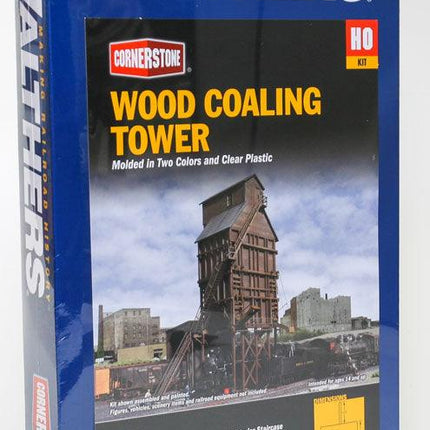 Walthers Cornerstone 933-2922 | Wood Coaling Tower | HO Scale - Squeaky's Trains