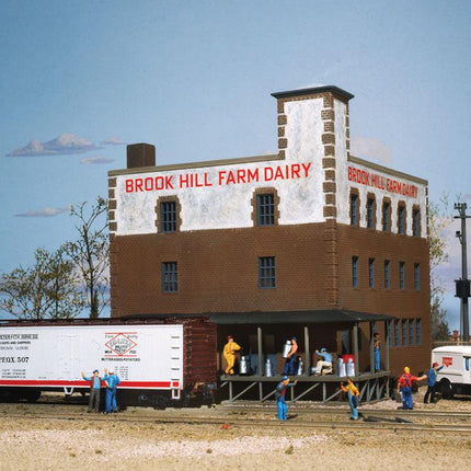 Walthers Cornerstone 933-3010 | Brook Hill Farm Dairy | HO Scale - Squeaky's Trains