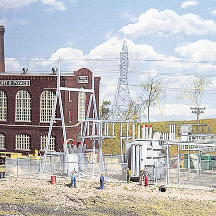 Walthers Cornerstone 933-3025 | Northern Light & Power Substation | HO Scale - Squeaky's Trains