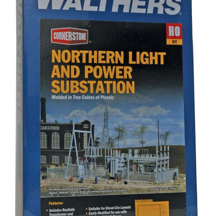 Walthers Cornerstone 933-3025 | Northern Light & Power Substation | HO Scale - Squeaky's Trains