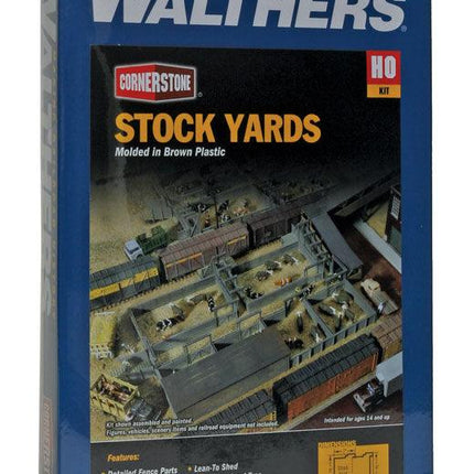 Walthers Cornerstone 933-3047 | Stock Yards - 2 Pens | HO Scale - Squeaky's Trains