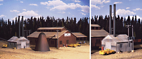Walthers Cornerstone 933-3058 | Mountain Lumber Company Sawmill | HO Scale - Squeaky's Trains