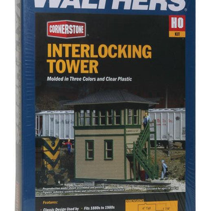 Walthers Cornerstone 933-3071 | Interlocking Tower | HO Scale - Squeaky's Trains