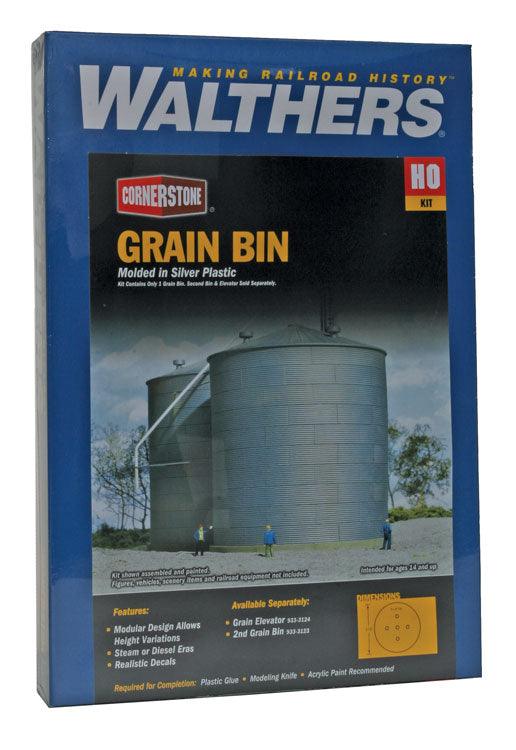 Walthers Cornerstone 933-3123 | Big Grain Storage Bin | HO Scale - Squeaky's Trains