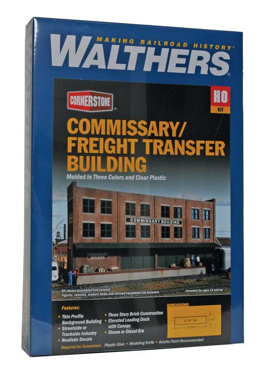 Walthers Cornerstone 933-3173 | Commissary/Freight Transfer Background Building | HO Scale - Squeaky's Trains