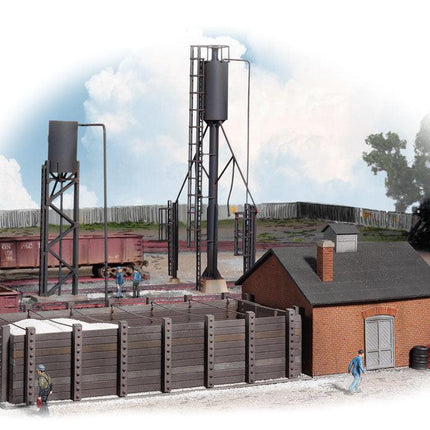Walthers Cornerstone 933-3182 | Sanding Towers & Drying House | HO Scale - Squeaky's Trains