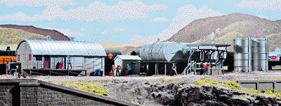 Walthers Cornerstone 933-3200 | Interstate Fuel & Oil - Building Kit | N Scale - Squeaky's Trains