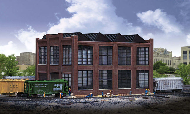 Walthers Cornerstone 933-3228 | Car Shop - Building Kit | N Scale - Squeaky's Trains